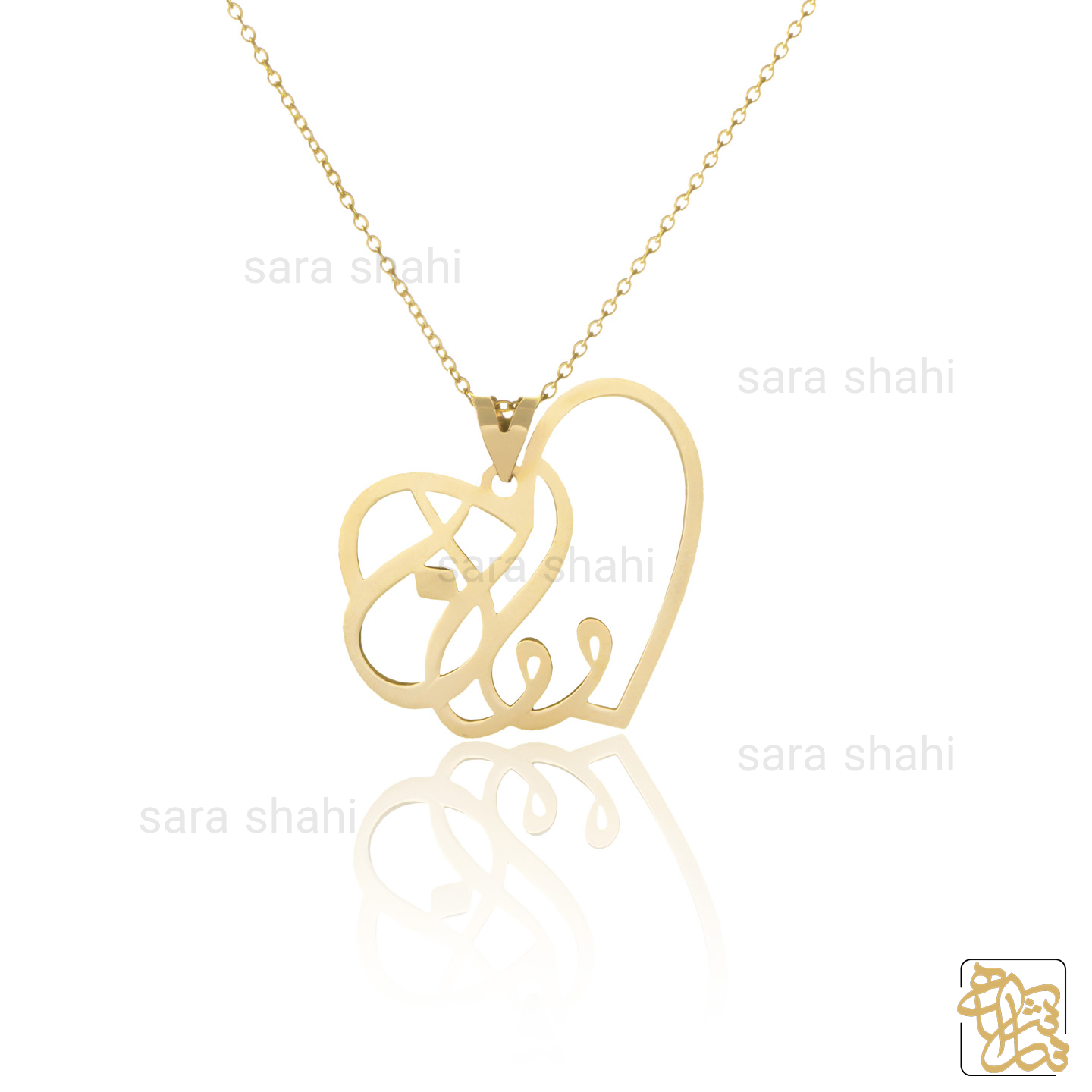 آویز مامان با طرح قلب